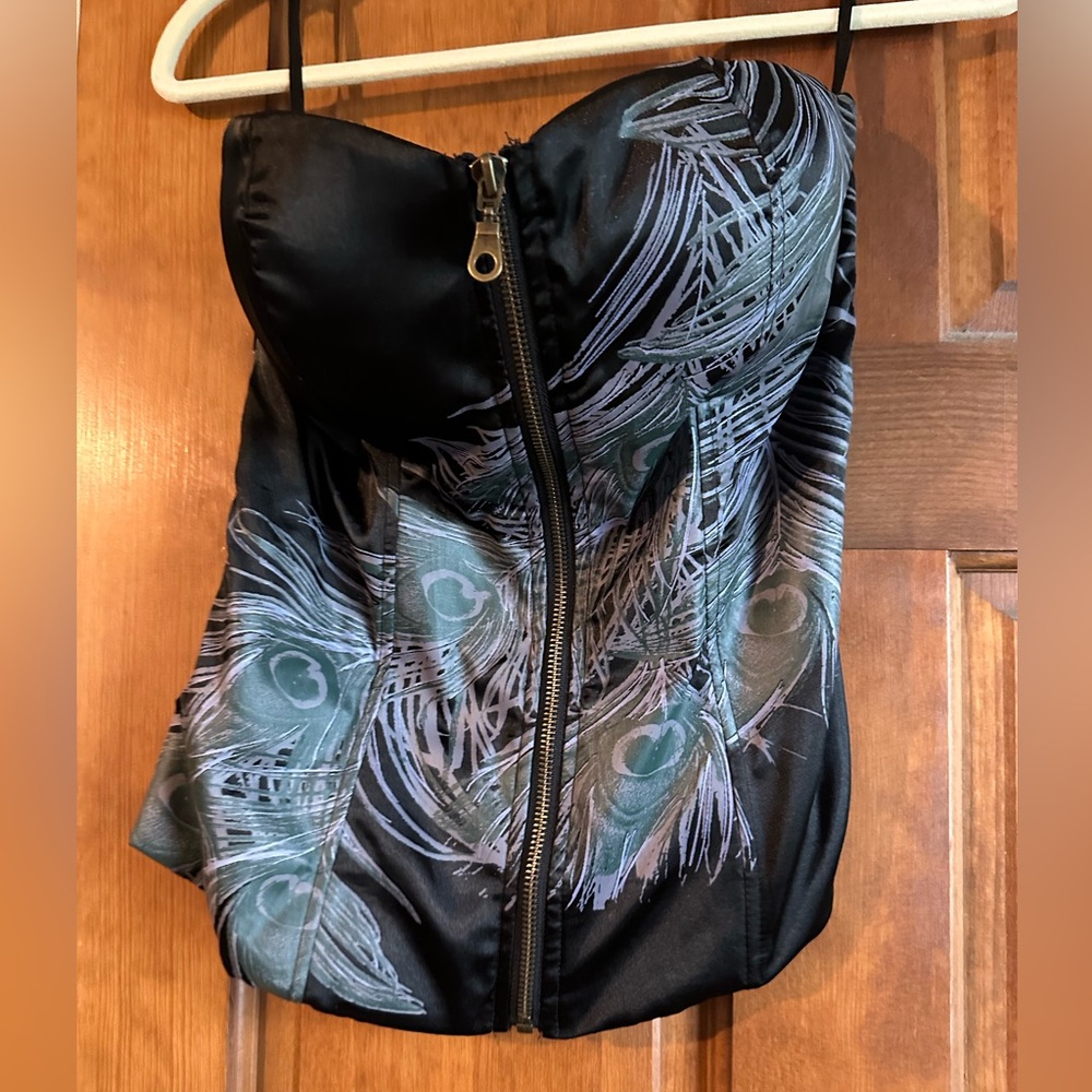 Charlotte Russe medium peacock top